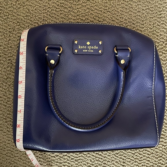 Kate Spade Wellesley Alessa Leather Purse in Blue - Picture 4 of 7